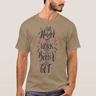 Kalligrafisk bakgrund till ett motiverande citat g t shirt