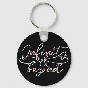 Kalligrafisk oändlig ändlös symbol för enkel oändl nyckelring