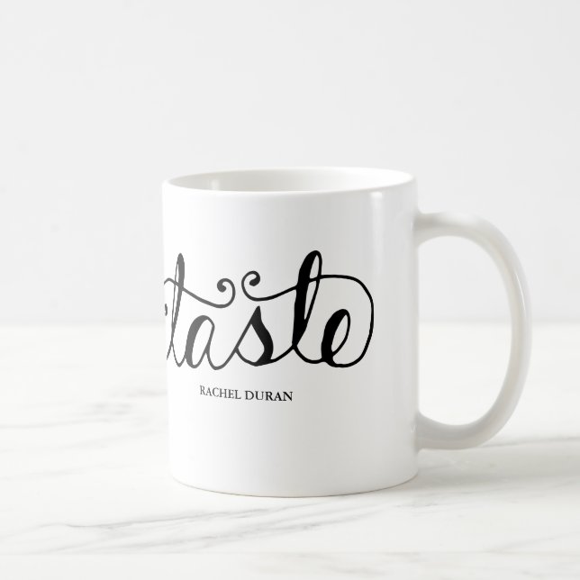 kalligrafisk smak kaffemugg (Höger)