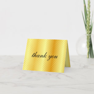 Kalligrafiskt tack skript guld look mall
