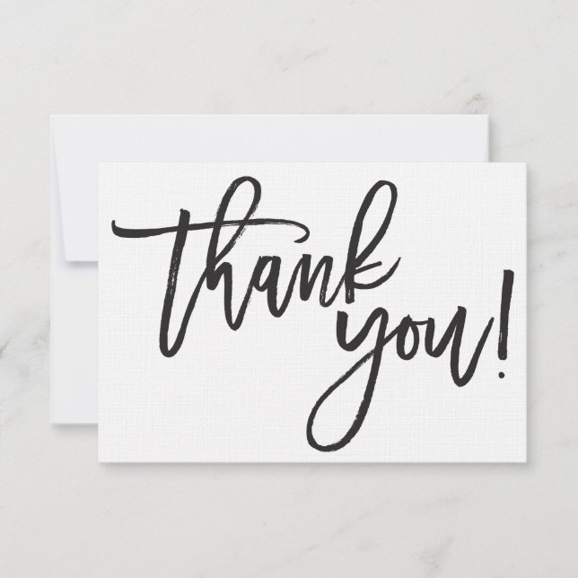 Kalligrafkort för Tack Kort (Framsida)