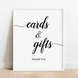 Kalligrafkort och gåvor, Bröllop-tecken Poster
