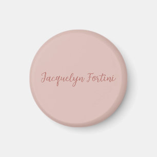Kalligrafskript för Elegant Ro Guld Namn Magnet