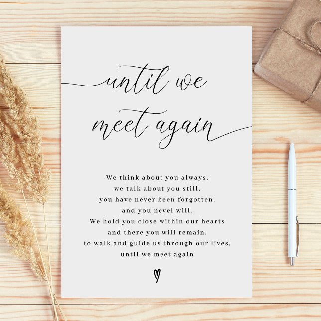 Kalligrafskript i Loving Memory Bröllop-tecken Poster (Skapare uppladdad)