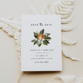 Kalliope - Blommar för vattenfärgsfärgOrange Spara Inbjudningar