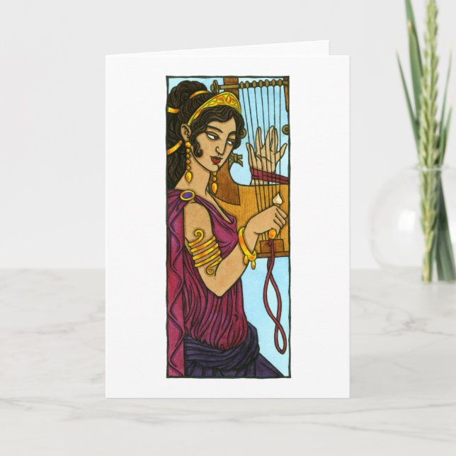 Kalliope Greeting Card Kort (Framsida)