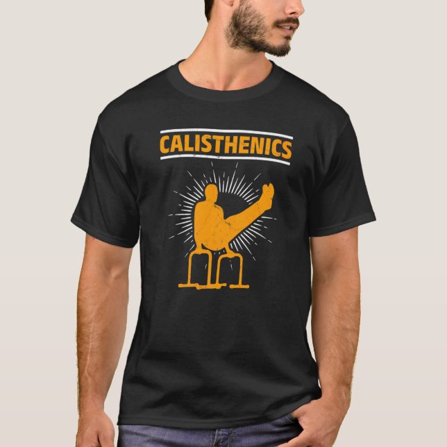 Kallisthenisk Träning Egentyngdsträning T Shirt (Framsida)