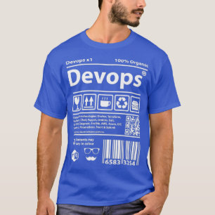 Källkod för Devops Barcode-programmeringsdatorer T Shirt