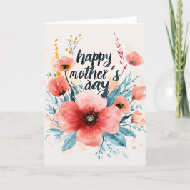 Kallor och glad morsdag hälsningskort helgkort