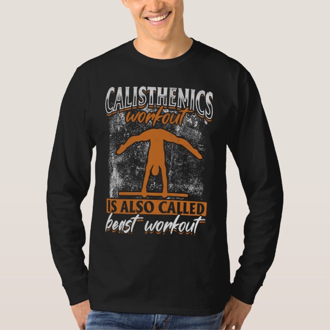 Kallroppsträning kallas också Beast Workout T Shirt (Framsida)