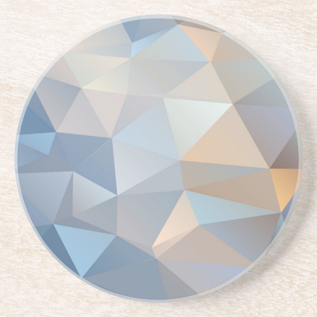 Kallt abstrakt triangelmönster underlägg sandsten (Framsidan)