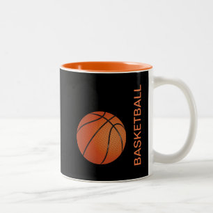 Kallt basketsporttema Två-Tonad mugg
