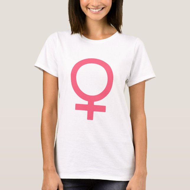 Kallt bittersött Venus symbol T Shirt (Framsida)