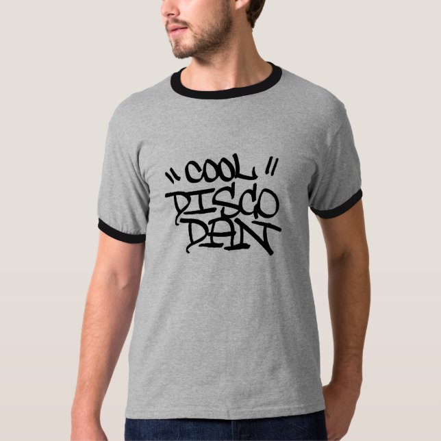 "Kallt" disko Dan shirt3 T-shirt (Framsida)