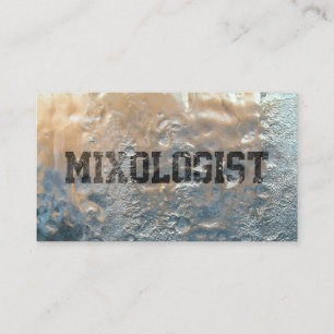 Kallt frostat för Mixologist Visitkort