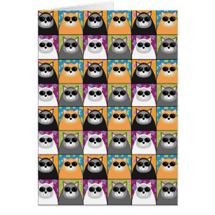 Kallt kattkort OBS kort