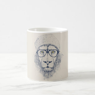 Kallt lejont kaffemugg