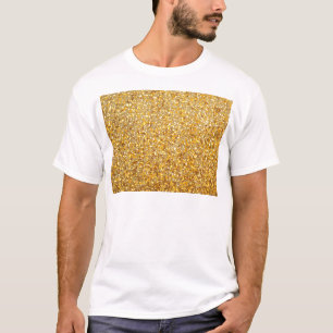 KALLT MODERNT GULD MED GLITTER TEE