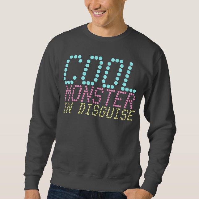 kallt monster sweatshirt (Framsida)