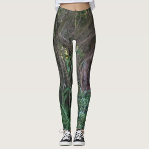Kallt mörkt skogTresstryck Leggings
