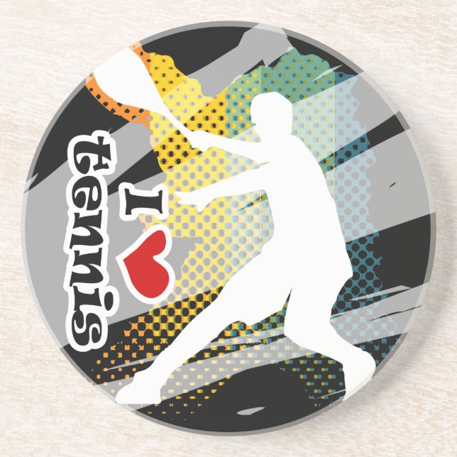 Kallt tennisunderlägg för drinkar underlägg (Framsidan)