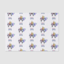 Kallt Unicornsilkespapperpapper