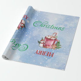 Kallt utanför kopp God Jul God Jul Presentpapper