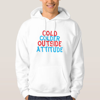 Kallt ute, kallare attityd – Streetwear-hoodie Hoodie