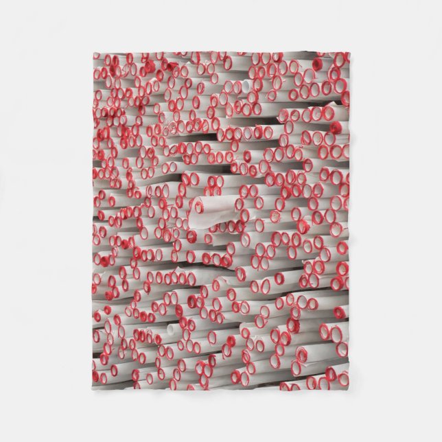 Kallvalsat  fleecefilt (Framsidan)