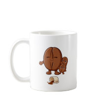 Kalm söt kaffeböna 