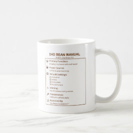 Kalm söt kaffeböna  kaffemugg