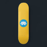 Kalmykia Flag Mini Skateboard Bräda 18,5 Cm<br><div class="desc">Patriotic flag of Kalmykia.</div>