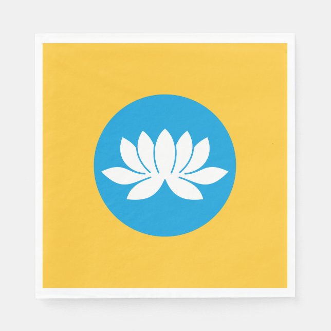 Kalmykia Flagga Pappersservett (Framsidan)