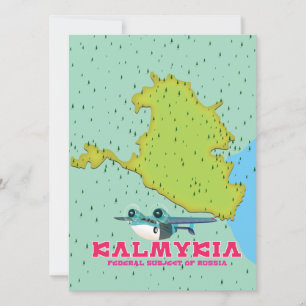 Kalmykia Ryssland karta