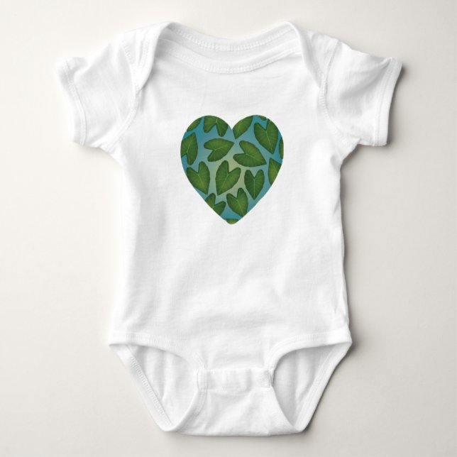 Kalo Heart Baby Outfit T Shirt (Framsida)