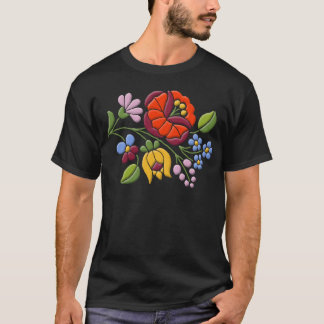 Kalocsa broderi - ungersk Folk konst T Shirt