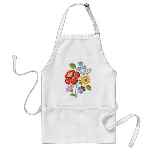 Kalocsa Embroidery - Ungersk folkart Förkläde
