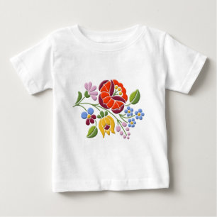 Kalocsa Embroidery - Ungersk folkart Tee Shirt