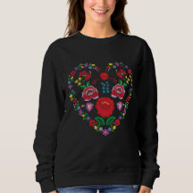 Kalocsa Embroidery Women's Basic Sweatshirt