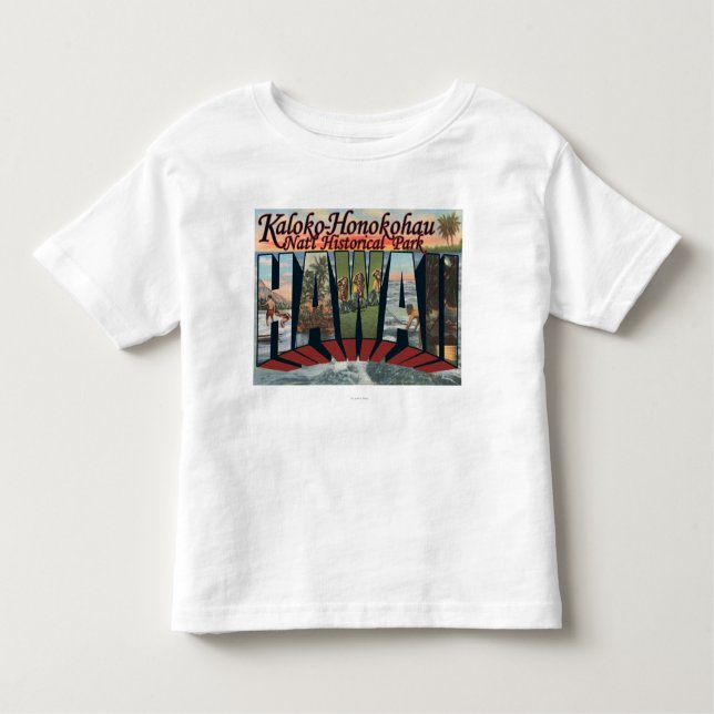 Kaloko-Honokohau nationalpark, Hawaii T Shirt (Framsida)
