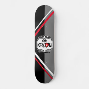 Kalon, coeur de breton mini skateboard bräda 18,5 cm
