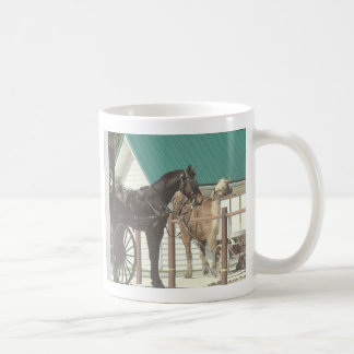 Kalona Amish Horses Kaffemugg