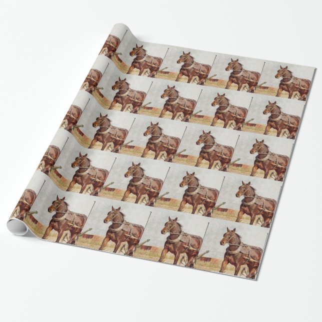 Kalona, Iowa Amish Horse och Buggy Presentpapper (Utrullad)