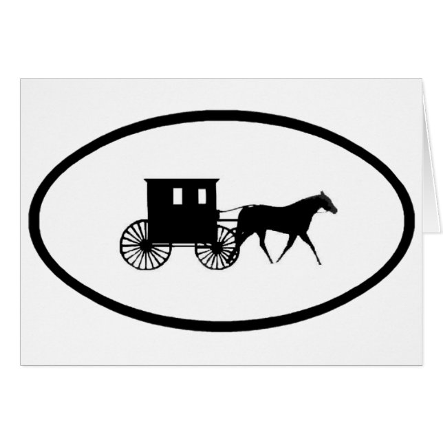 Kalona Kar Hälsningskort (Framsidan Horizontal)