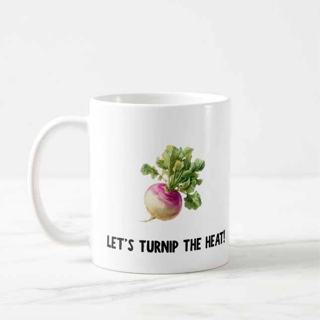 Kålrot Mug | Bondfrisk Rolig Mugg (Vänster)