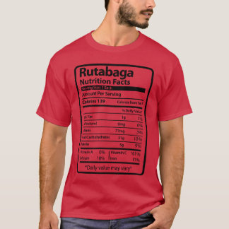 Kålrot NäringsfaktaTackgivandets mat vänner T Shirt
