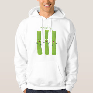 Kålselleri stift av trio-tecknad hoodie