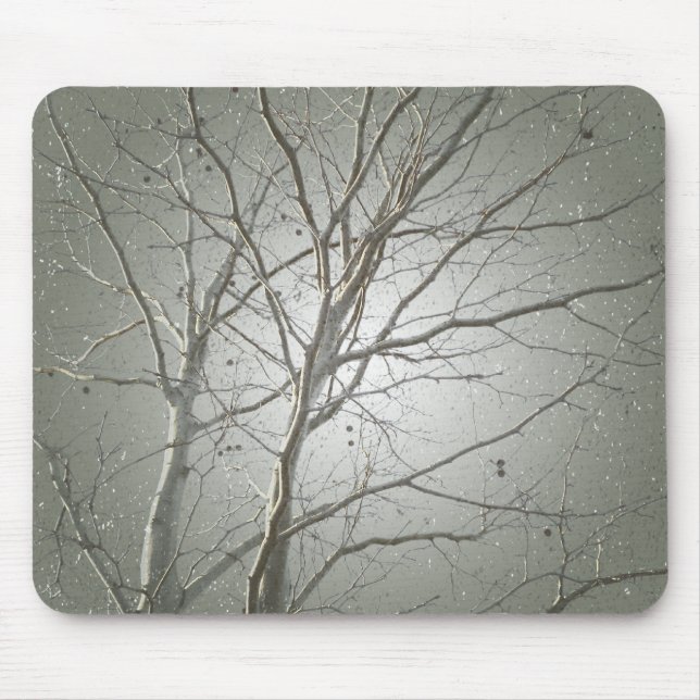 Kalt träd Mousepad 2 Musmatta (Framsidan)