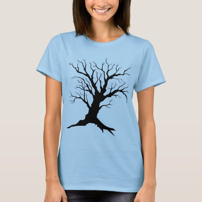 Kalt träd t-shirt (Framsida)