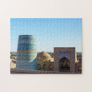 Kalta Minor Minaret - Khiva, Uzbekistan Pussel